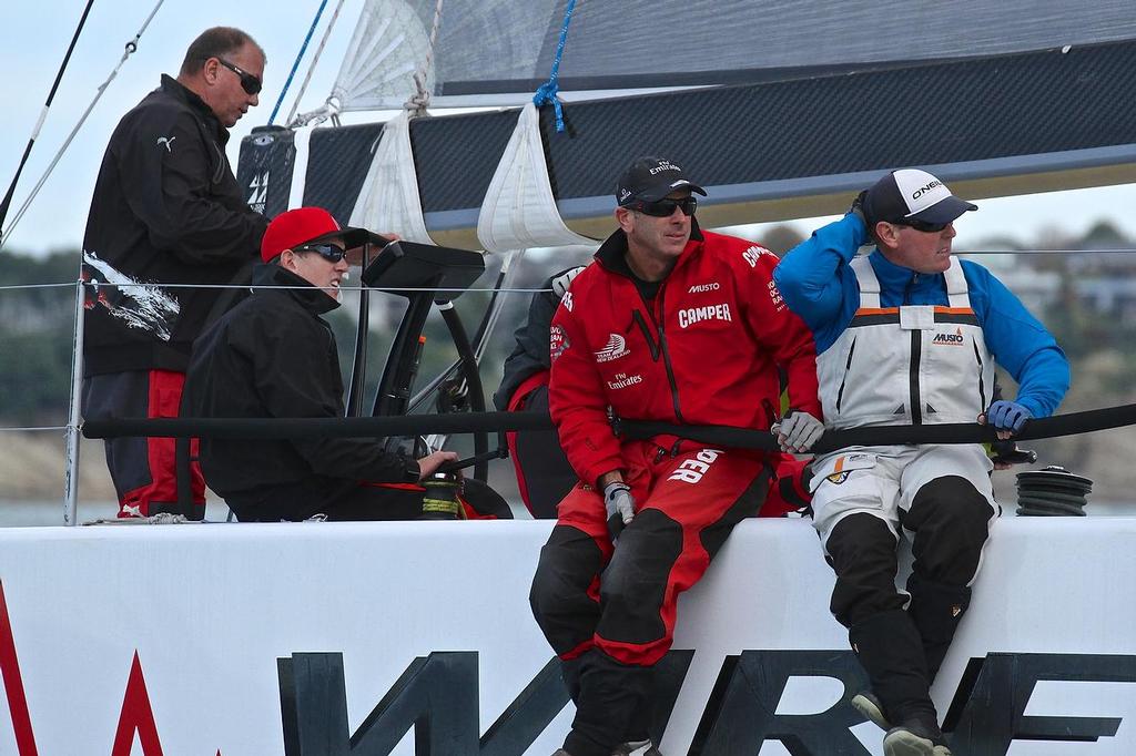 Peter Burling (red hat) - Start ANZ Fiji Race, June 7, 2014  © Richard Gladwell www.photosport.co.nz